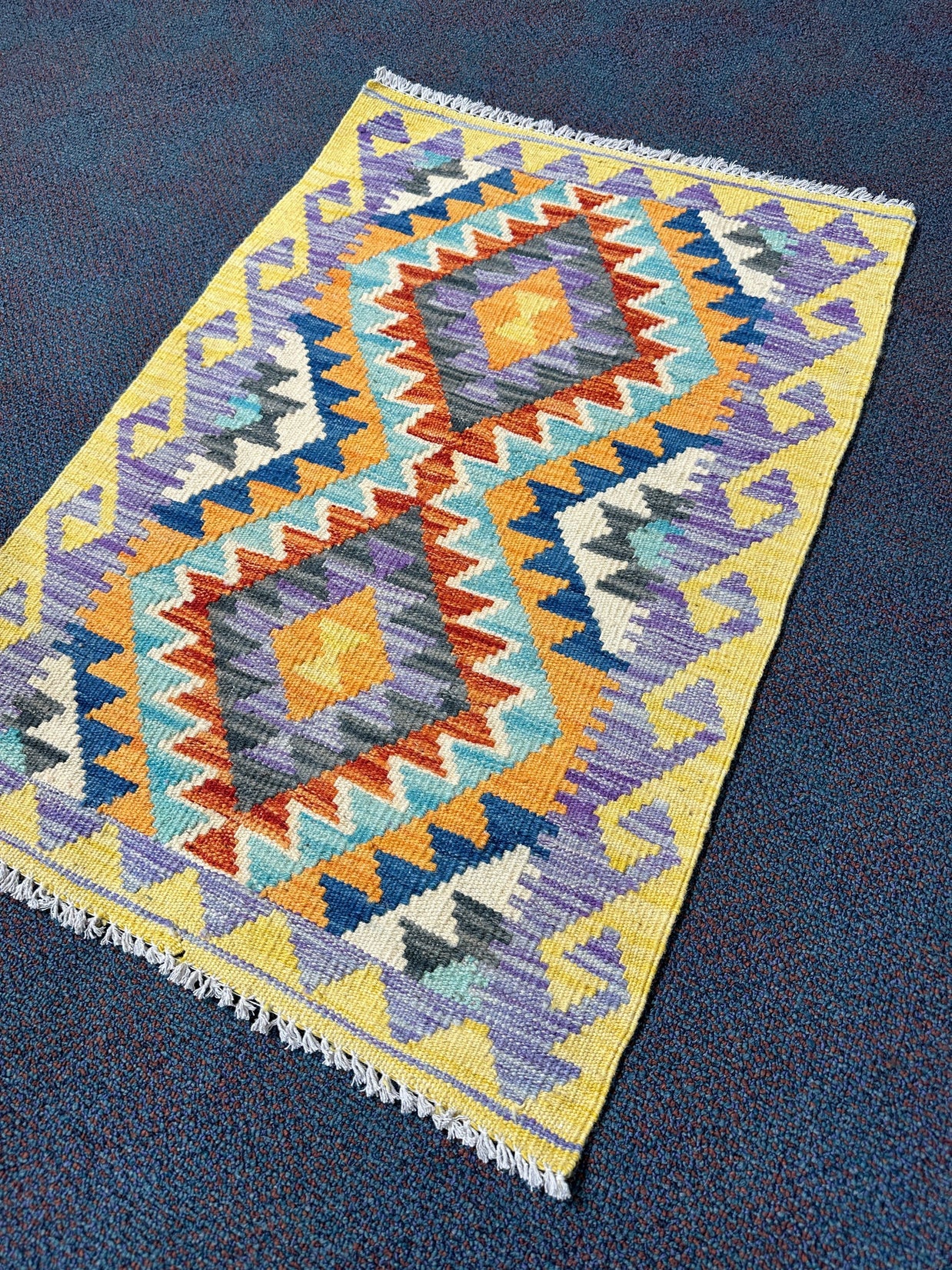 Chobi Kilim Rug - 88 cm x 61 cm