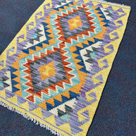 Chobi Kilim Rug - 88 cm x 61 cm