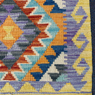 Chobi Kilim Rug - 88 cm x 61 cm