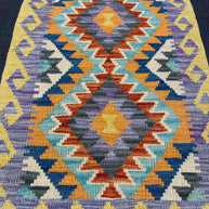 Chobi Kilim Rug - 88 cm x 61 cm
