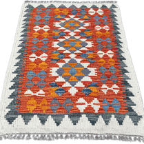 Chobi Kilim Rug - 83 cm x 58 cm