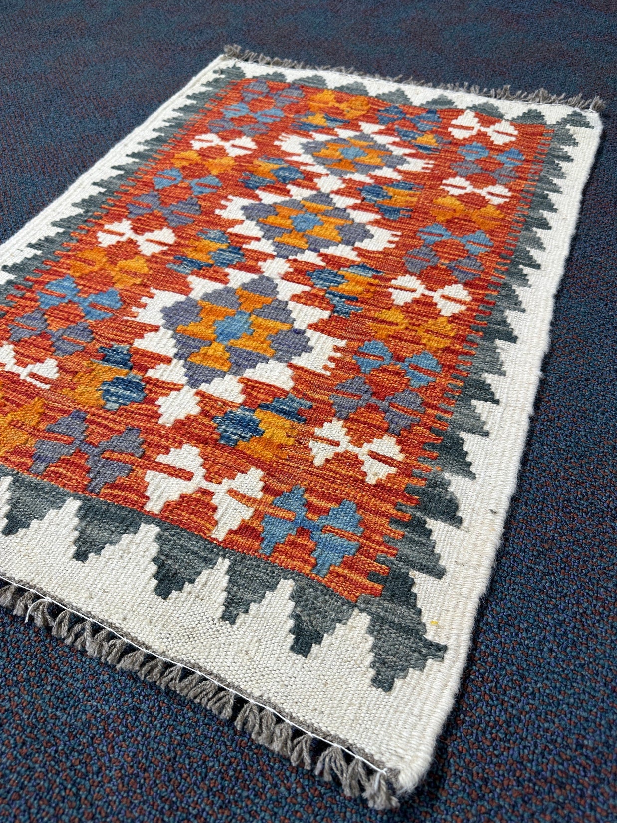 Chobi Kilim Rug - 83 cm x 58 cm