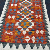 Chobi Kilim Rug - 83 cm x 58 cm