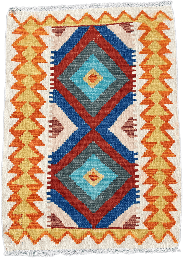 Chobi Kilim Rug - 89 cm x 65 cm