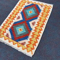 Chobi Kilim Rug - 89 cm x 65 cm