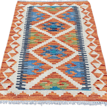 Chobi Kilim Rug - 85 cm x 60 cm