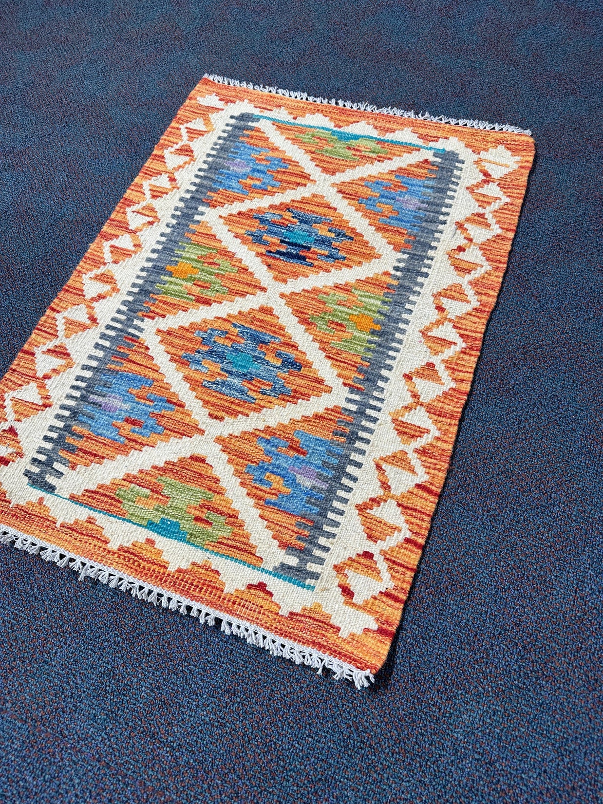 Chobi Kilim Rug - 85 cm x 60 cm