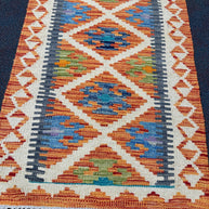 Chobi Kilim Rug - 85 cm x 60 cm