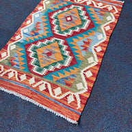 Chobi Kilim Rug - 89 cm x 61 cm