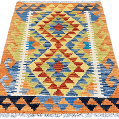 Chobi Kilim Rug - 82 cm x 61 cm