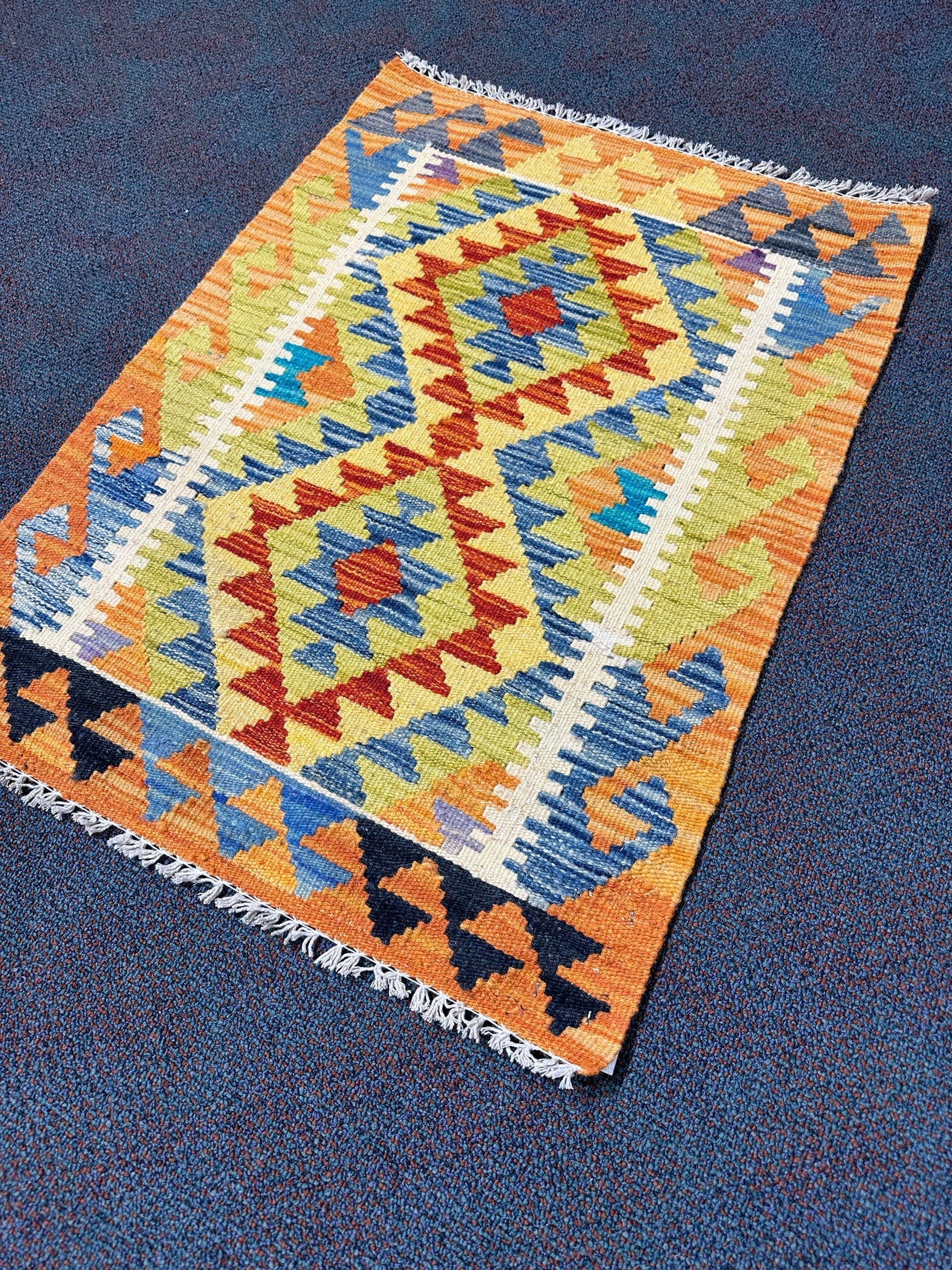 Chobi Kilim Rug - 82 cm x 61 cm