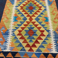Chobi Kilim Rug - 82 cm x 61 cm