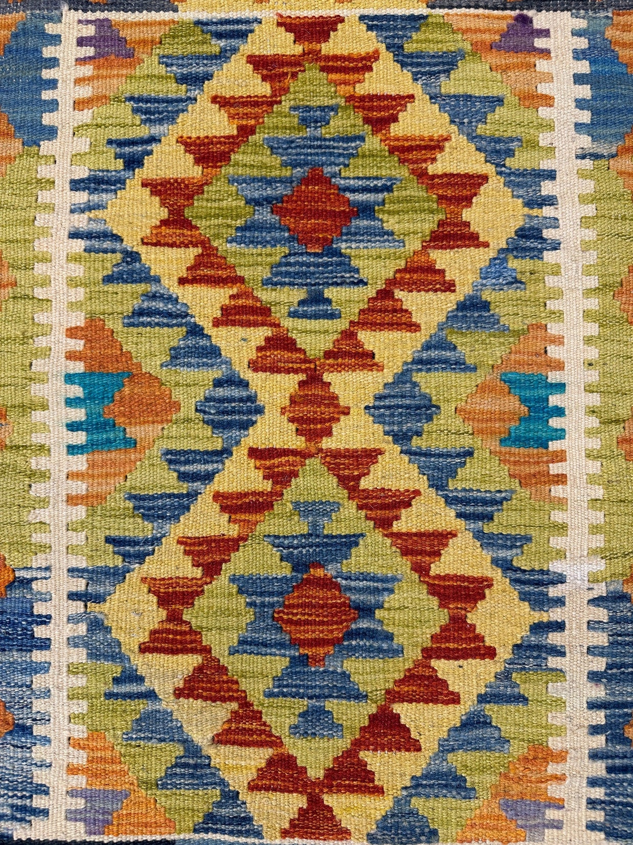 Chobi Kilim Rug - 82 cm x 61 cm