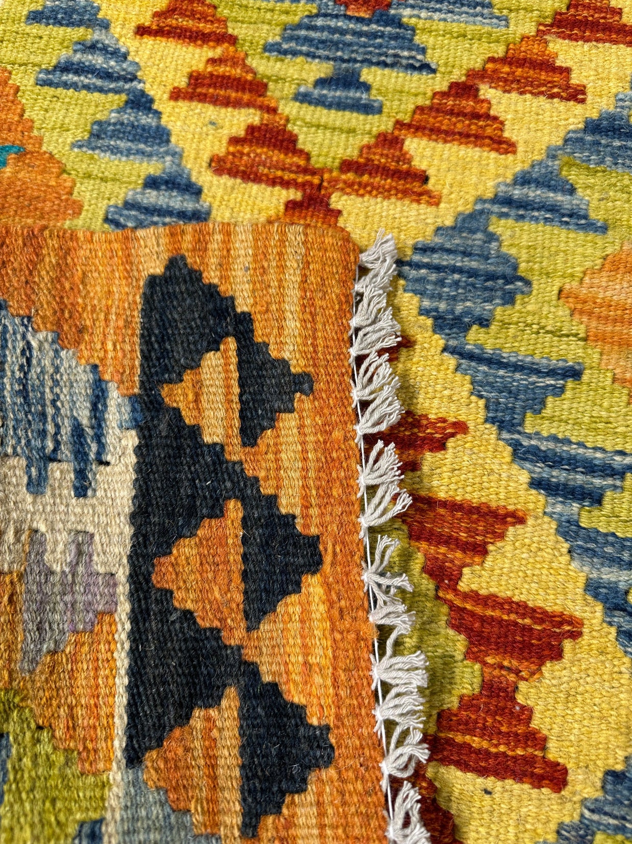 Chobi Kilim Rug - 82 cm x 61 cm