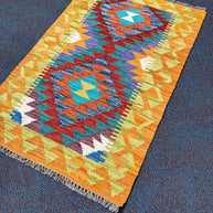 Chobi Kilim Rug - 87 cm x 58 cm