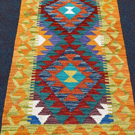 Chobi Kilim Rug - 87 cm x 58 cm