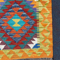 Chobi Kilim Rug - 87 cm x 58 cm