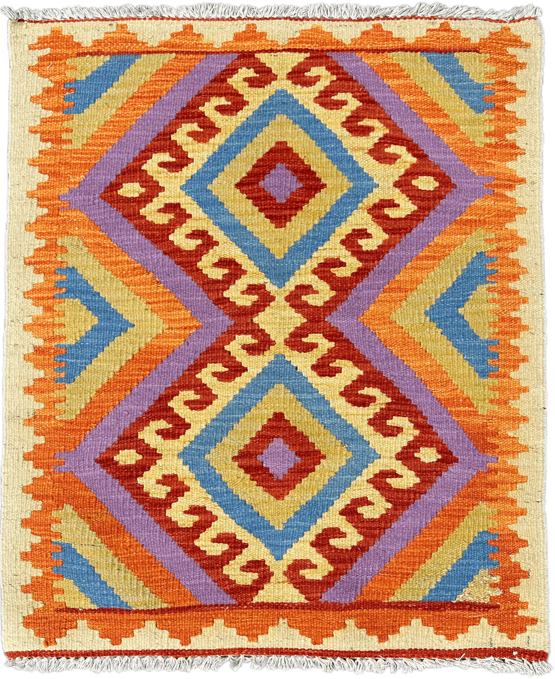 Chobi Kilim Rug - 80 cm x 66 cm