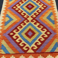 Chobi Kilim Rug - 80 cm x 66 cm