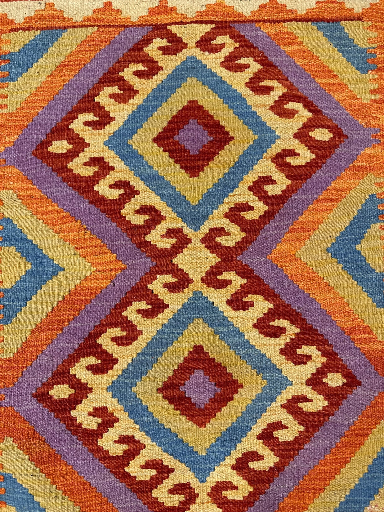 Chobi Kilim Rug - 80 cm x 66 cm