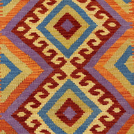 Chobi Kilim Rug - 80 cm x 66 cm
