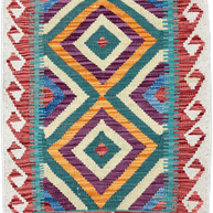 Chobi Kilim Rug - 86 cm x 65 cm