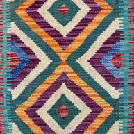Chobi Kilim Rug - 86 cm x 65 cm
