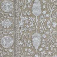 Hand Knotted Silk And wool Indian Rug