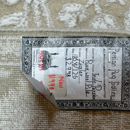 Hand Knotted Silk And wool Indian Rug