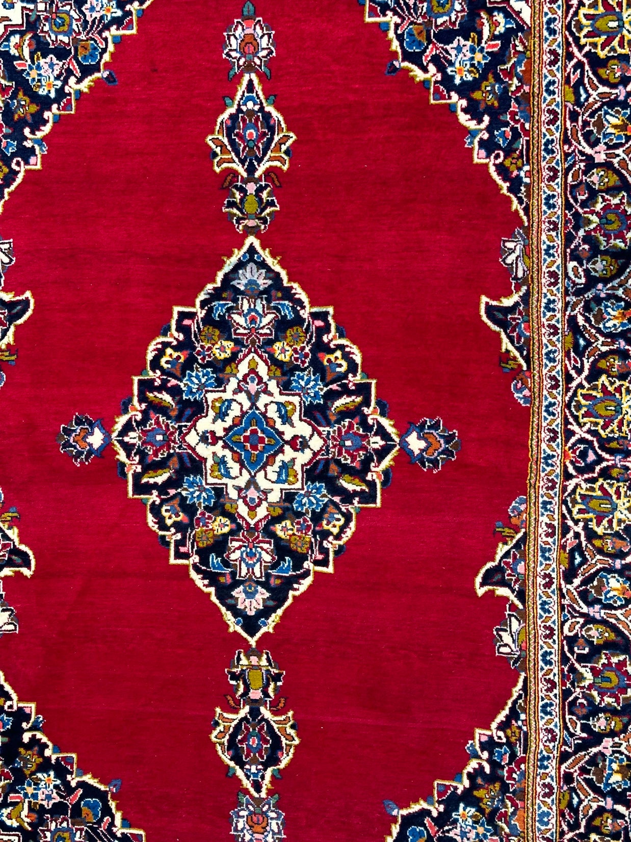 Persian Kashan rug 217x140cm