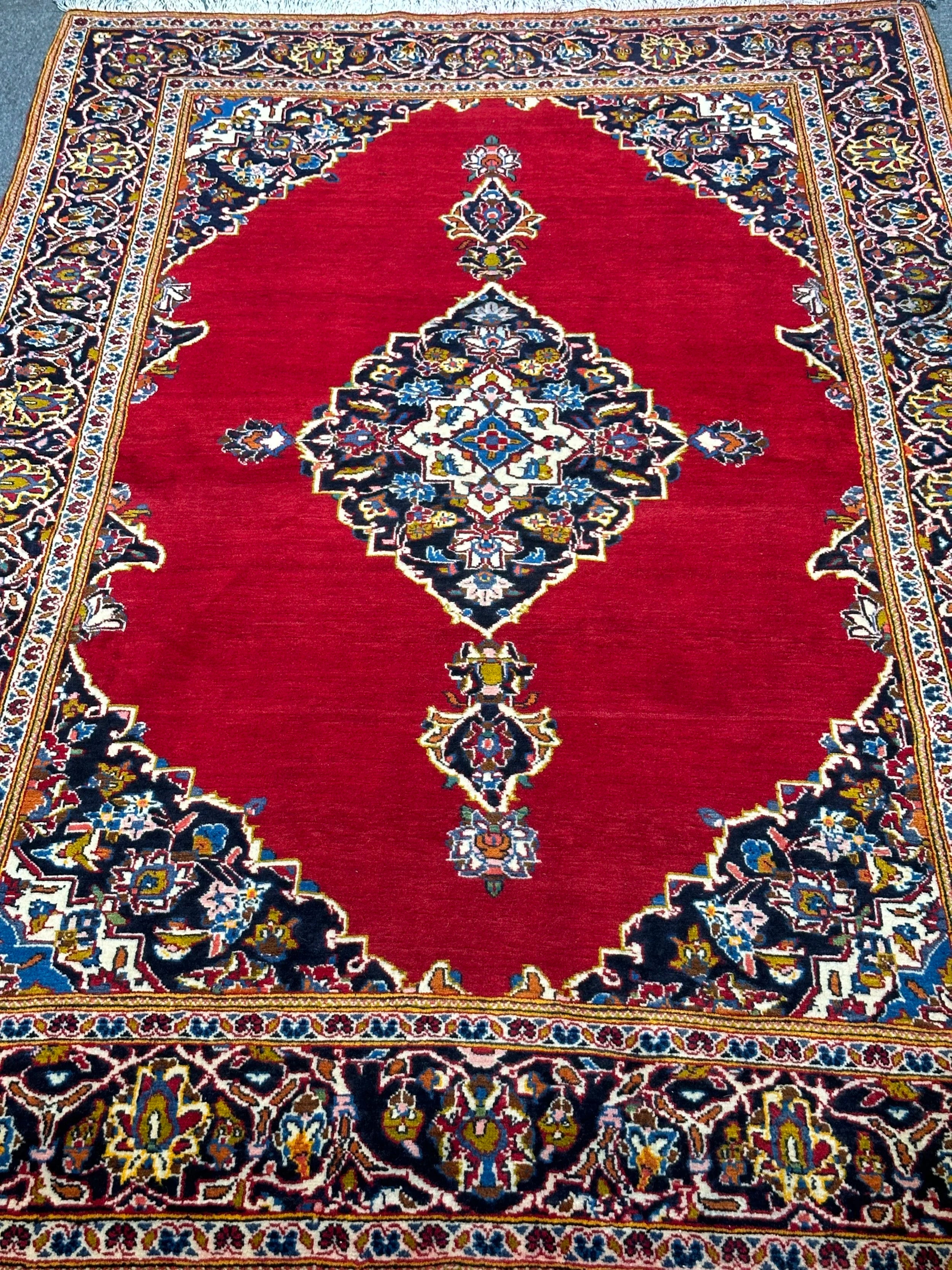 Persian Kashan rug 217x140cm
