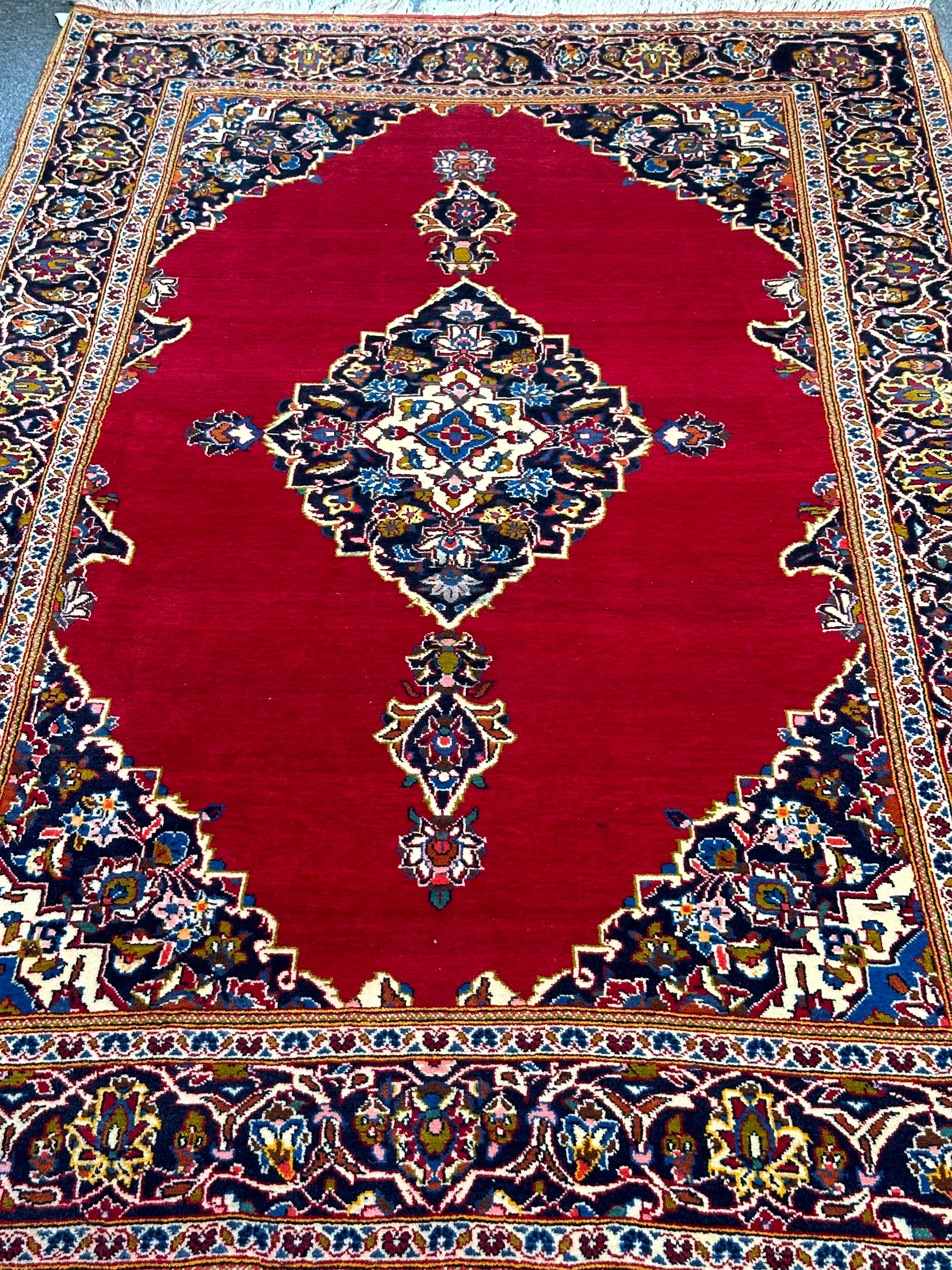 Persian Kashan rug 217x140cm