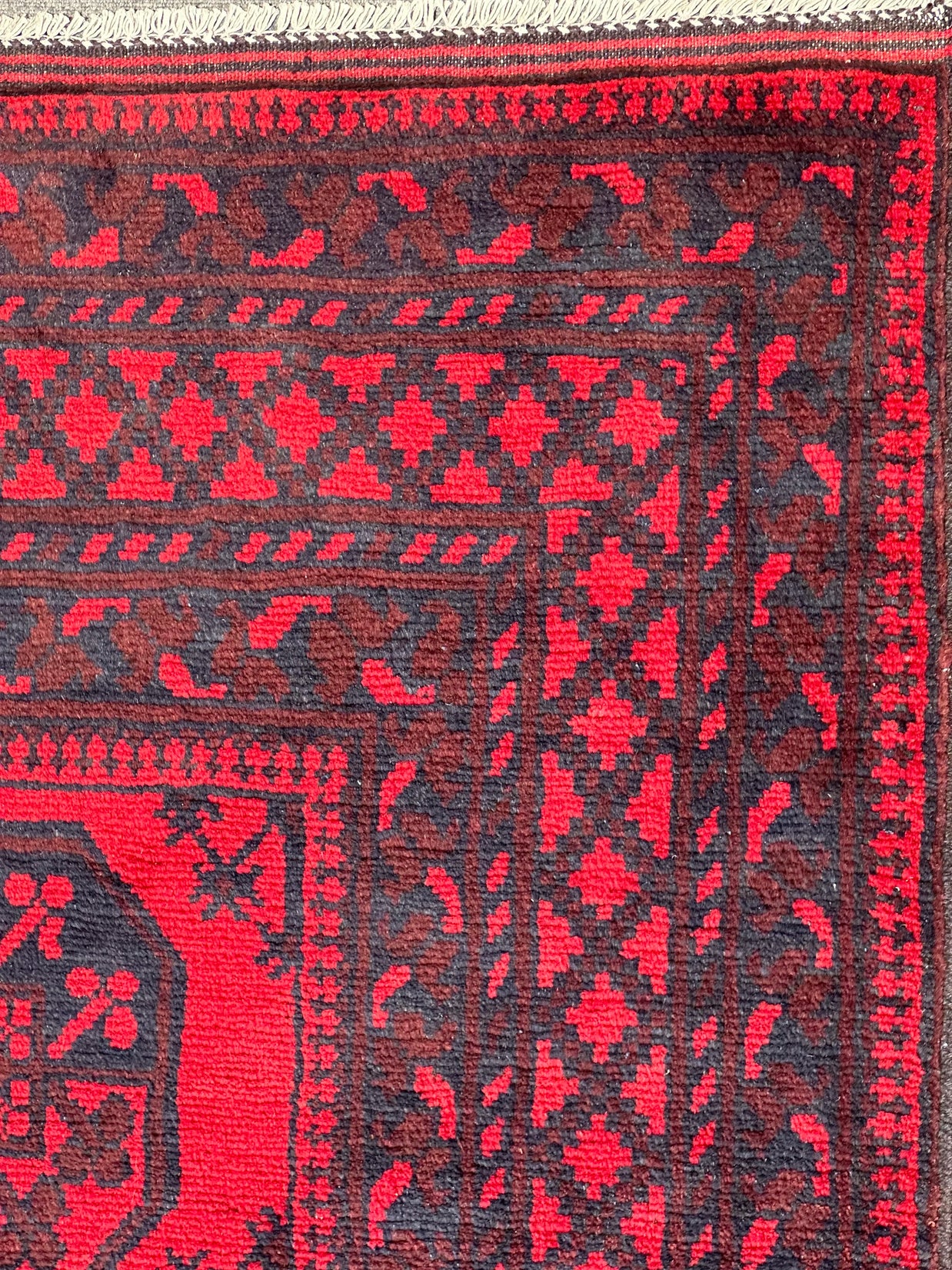 Tribal Turkman Afghan 195x156cm