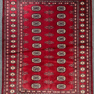 Fine Bohkara hand knotted Pakistan 190x137cm