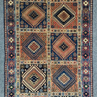 Persian Yallemeh rug 205x101cm