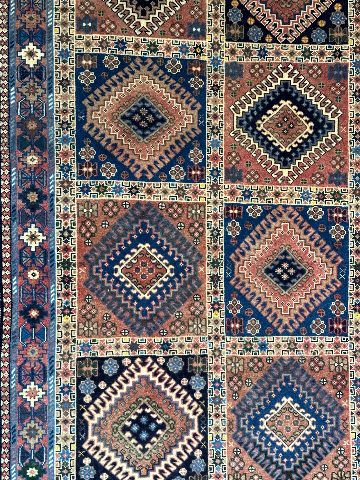Persian Yallemeh rug 205x101cm