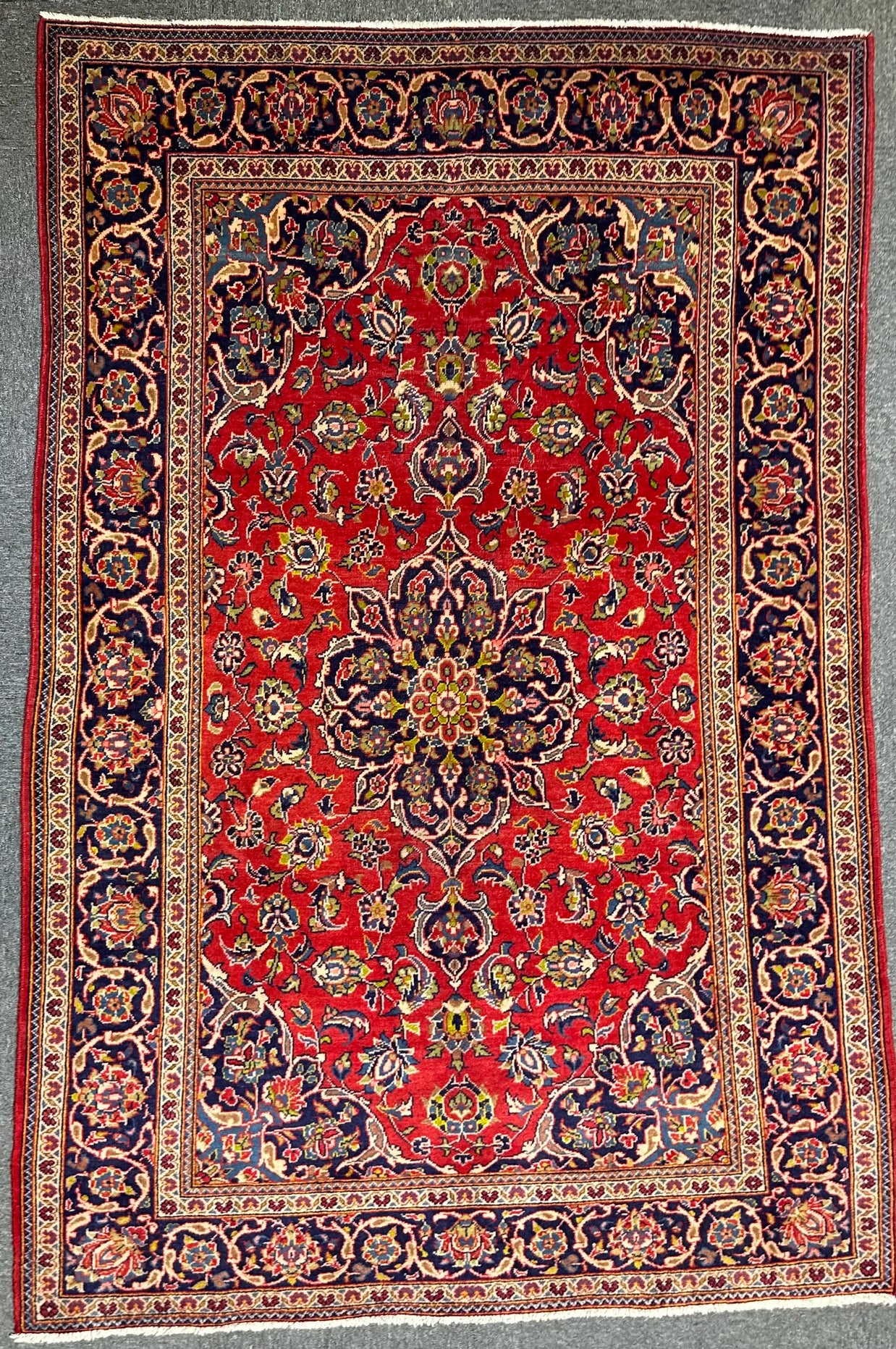 Persian Kashan 210 x 135cm Old