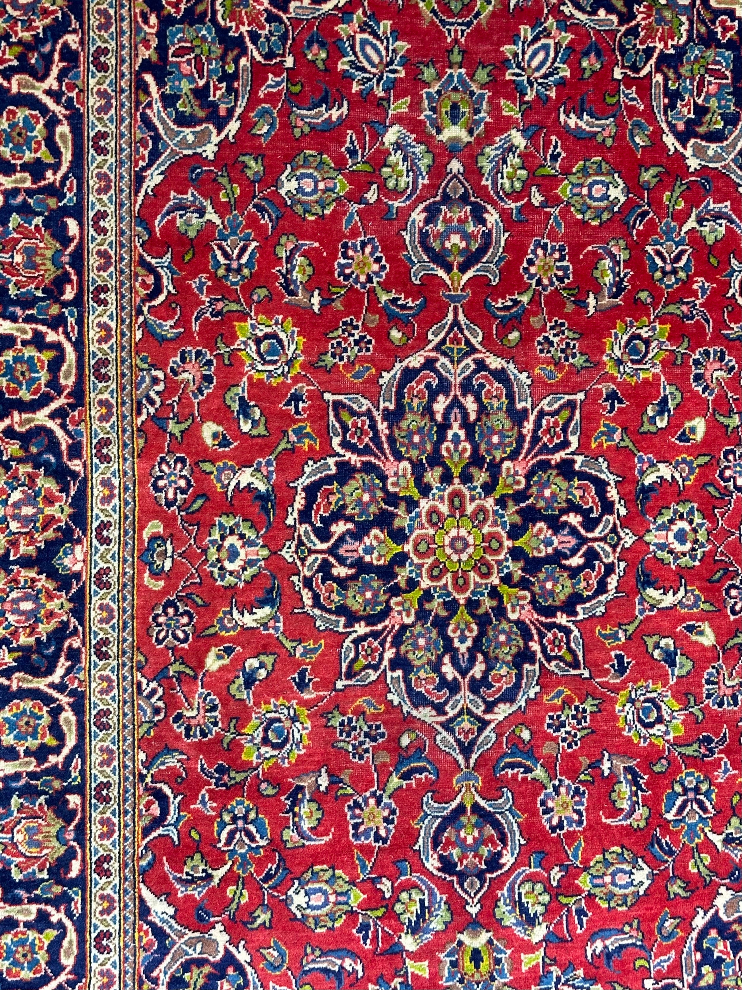 Persian Kashan 210 x 135cm Old