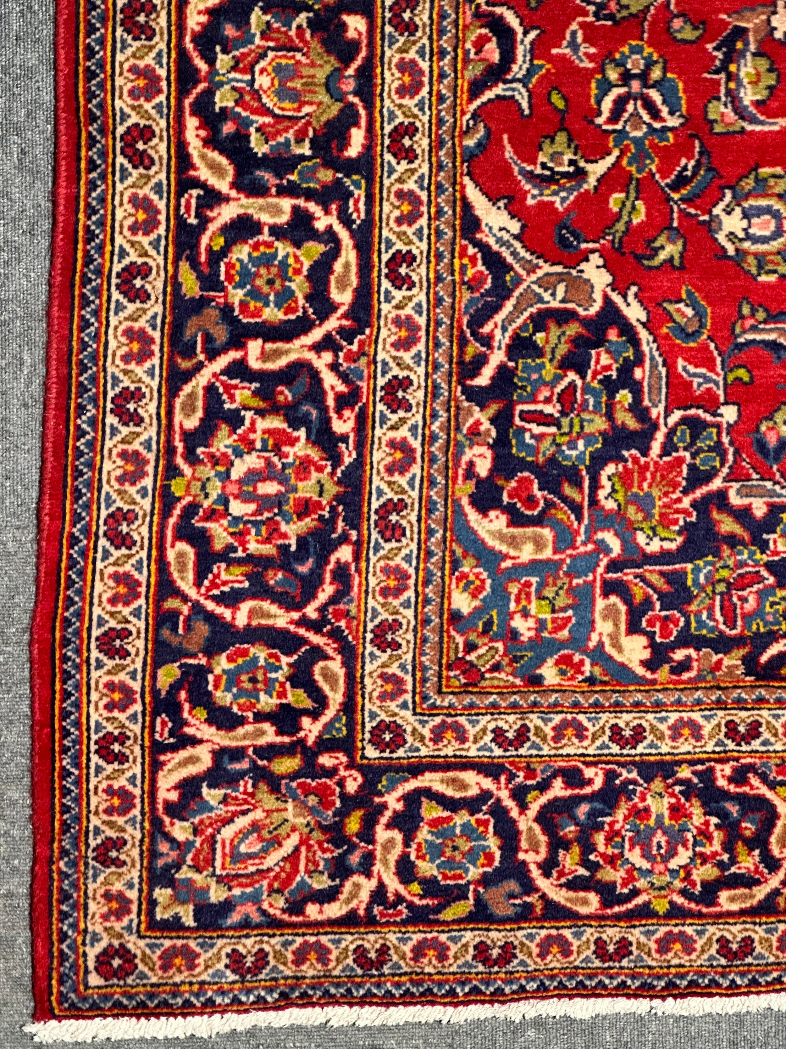 Persian Kashan 210 x 135cm Old