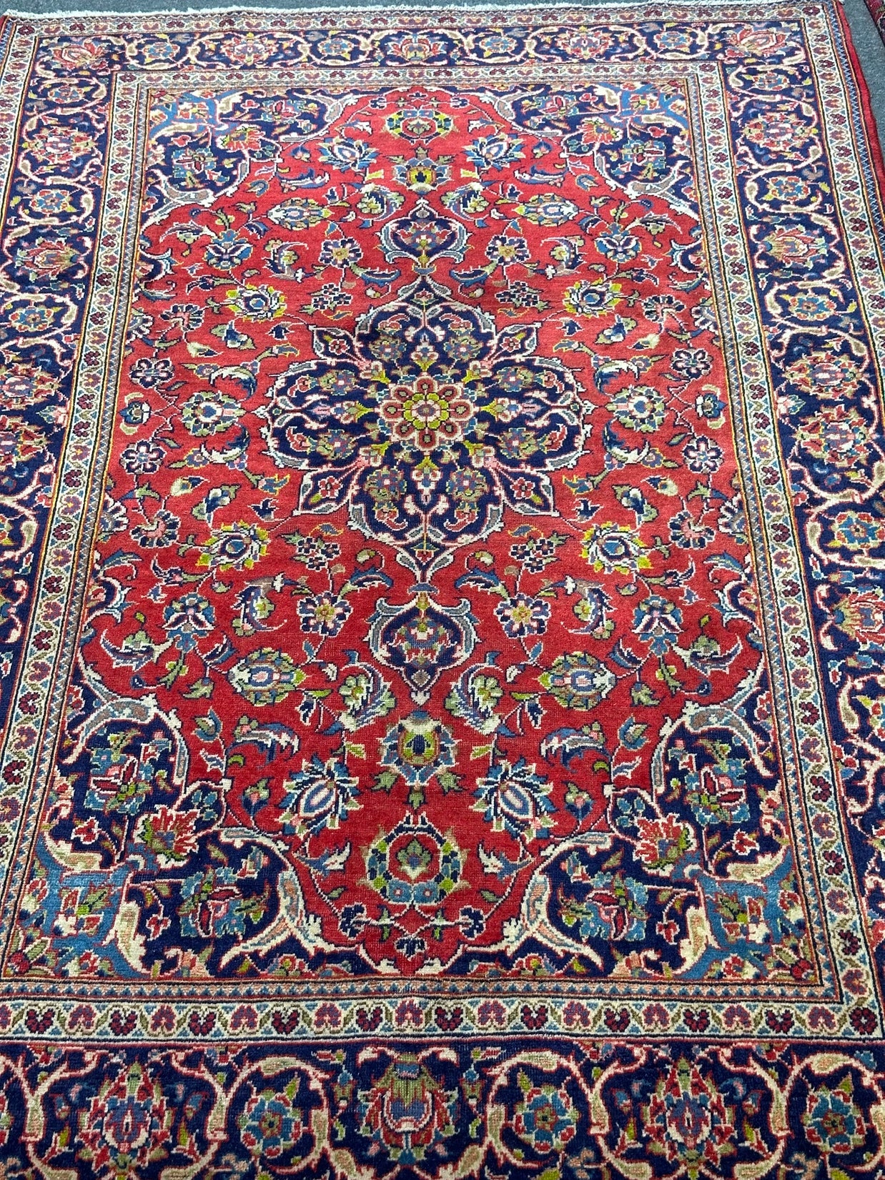 Persian Kashan 210 x 135cm Old