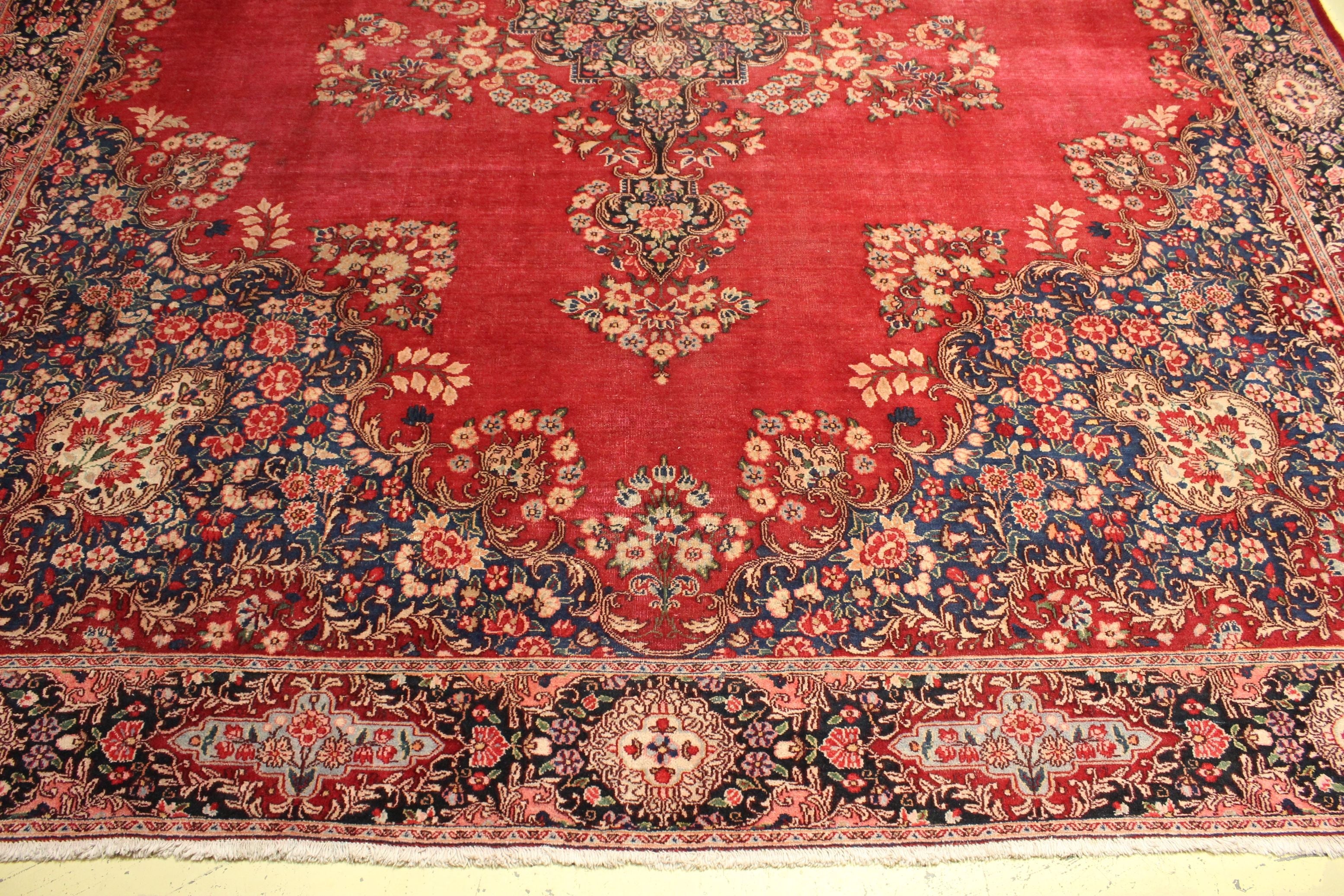 Vintage Kerman Rug - 417 cm x 305 cm
