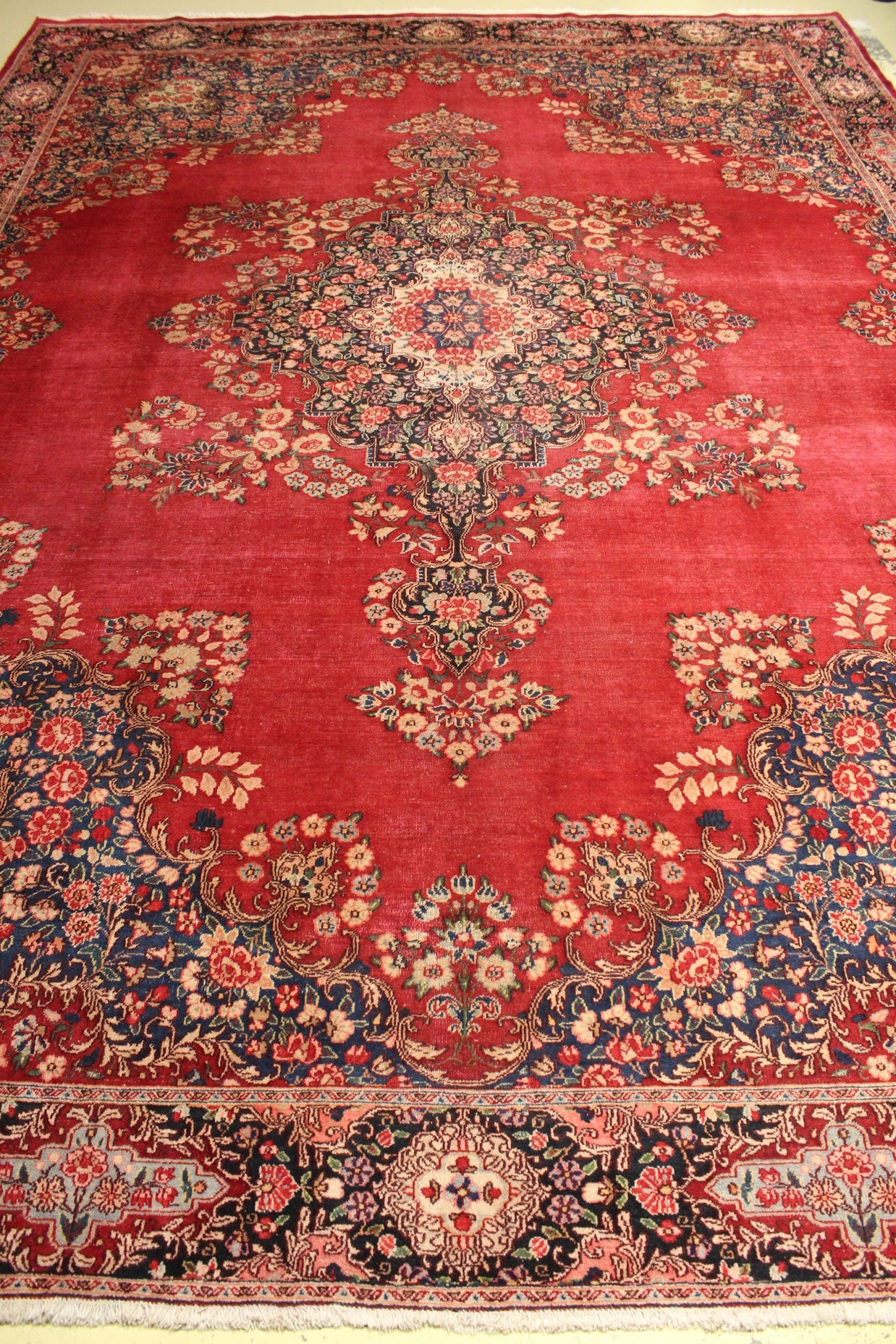 Vintage Kerman Rug - 417 cm x 305 cm