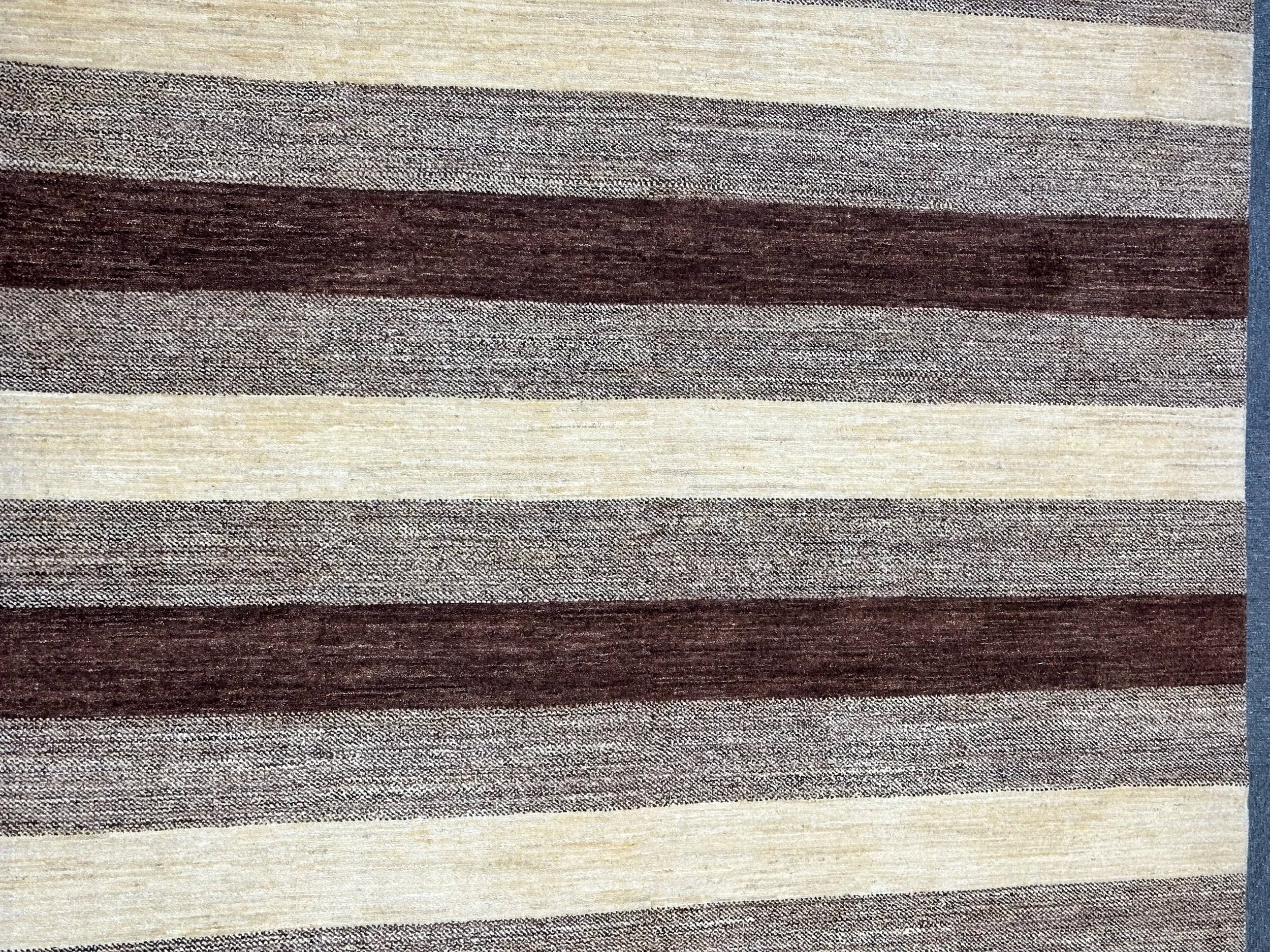 Afghan Gabbeh Modern Hand knotted Wool rug 236x180cm