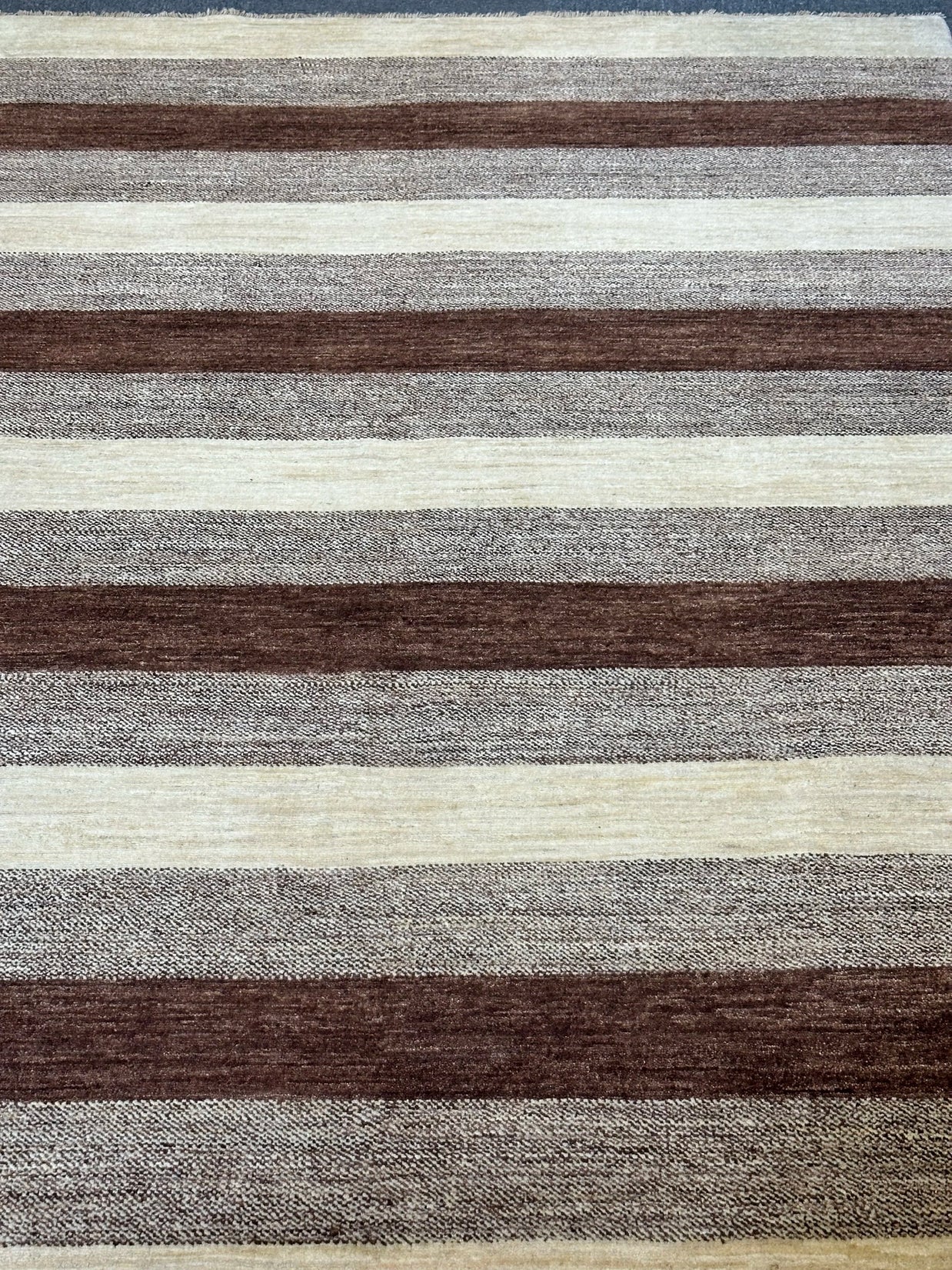 Afghan Gabbeh Modern Hand knotted Wool rug 236x180cm