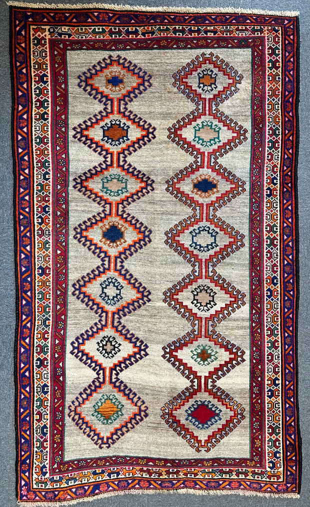 Persian Shiraz Gabbeh 240x145  Knotted Pure wool pile