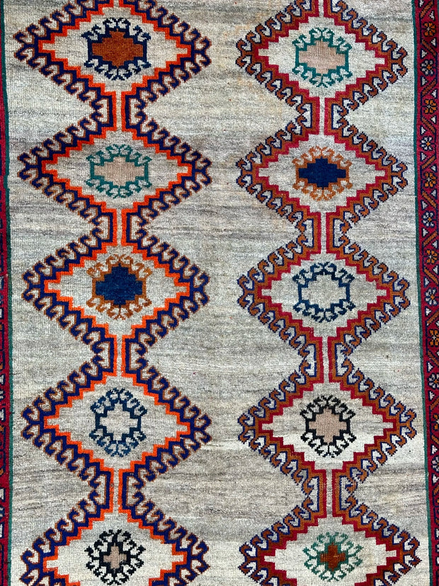 Persian Shiraz Gabbeh 240x145  Knotted Pure wool pile