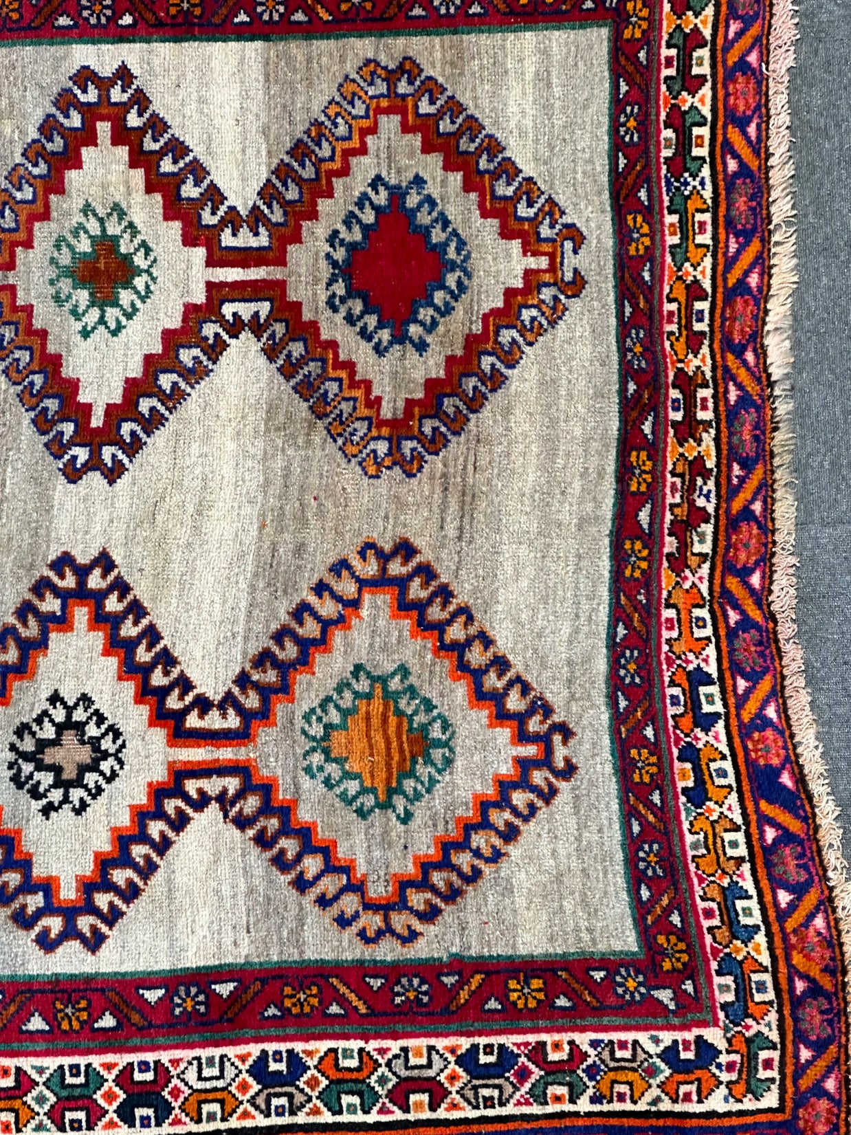 Persian Shiraz Gabbeh 240x145  Knotted Pure wool pile