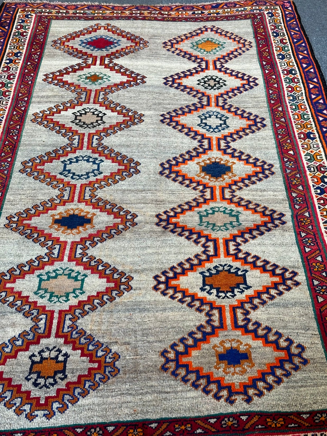 Persian Shiraz Gabbeh 240x145  Knotted Pure wool pile