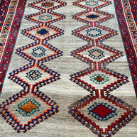 Persian Shiraz Gabbeh 240x145  Knotted Pure wool pile