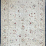 Afghan Chobi Natural Dye wool pile area rug 235x165cm